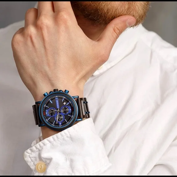 Men’s Luxury Real Wooden Watch (BRAND NEW) - Picture 5 of 7